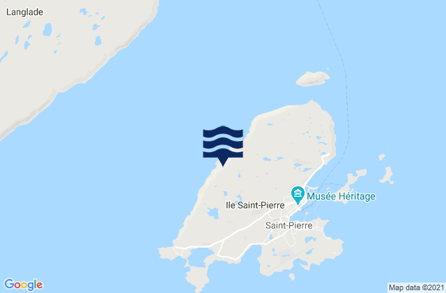 Commune de Saint-Pierre, Saint Pierre and Miquelon tide times map