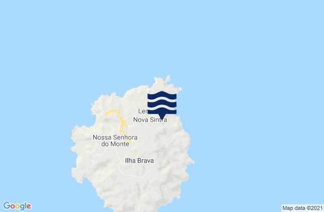Concelho da Brava, Cabo Verde tide times map