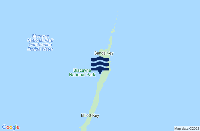 Coon Point Elliott Key Biscayne Bay, United States tide chart map