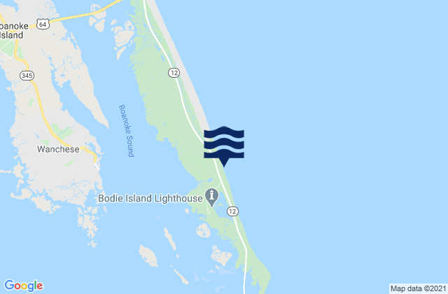 Coquina Beach, United States tide chart map