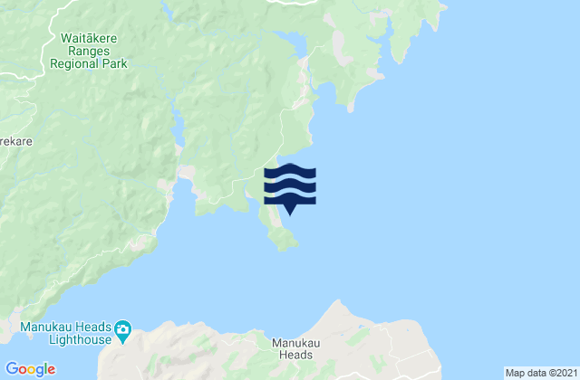 Cornwallis, New Zealand tide times map