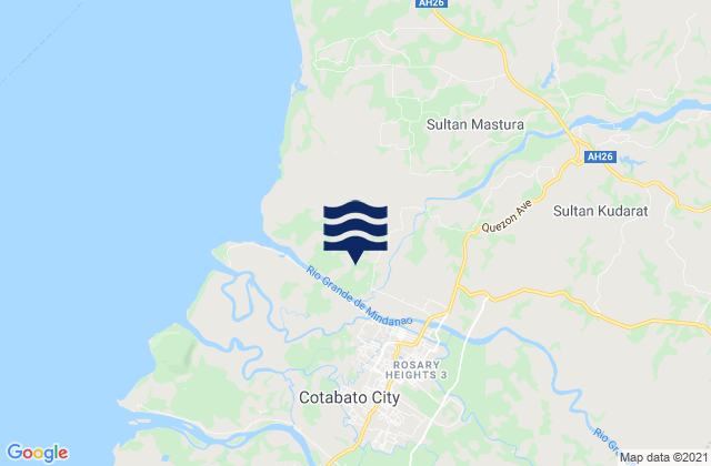 Cotabato (Mindanao River), Philippines tide times map