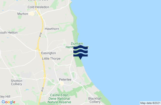 Coxhoe, United Kingdom tide times map