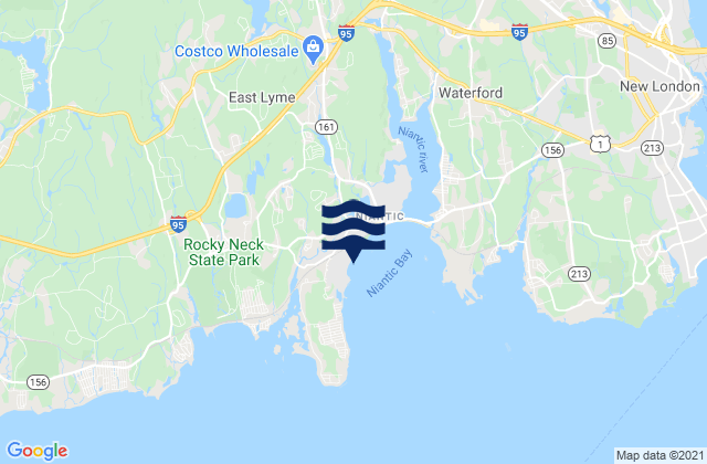 Crescent Beach, United States tide chart map