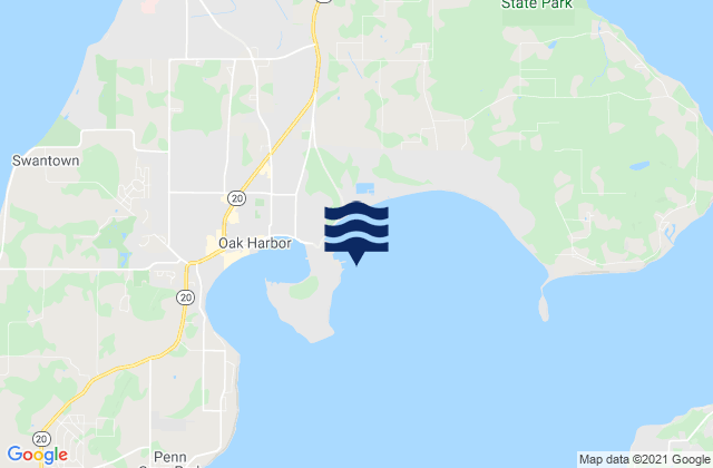 Crescent Harbor, United States tide chart map