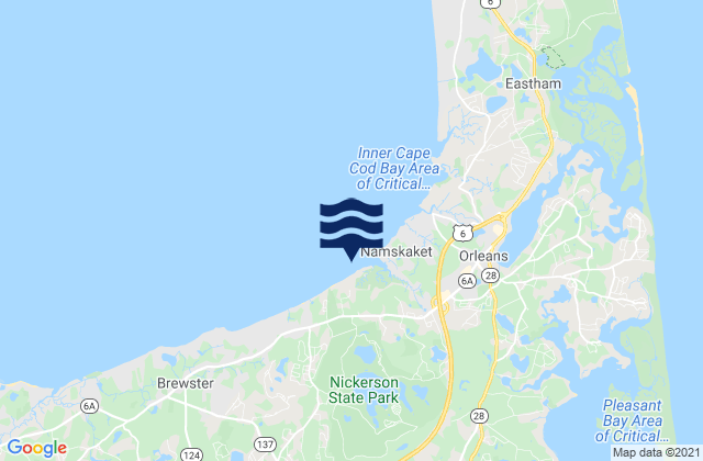 Crosby Landing Beach, United States tide chart map