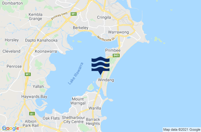 Cudgeree Bay, Australia tide times map