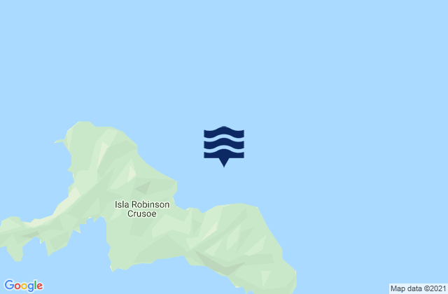 Cumberland Bay (Robinson Crusoe Island), Chile tide times map