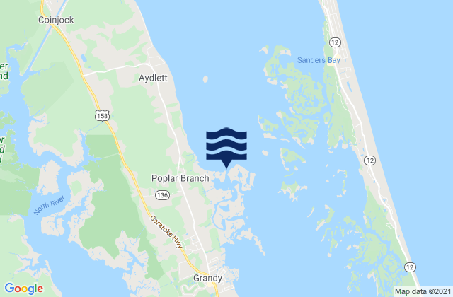Currituck Sound, United States tide chart map