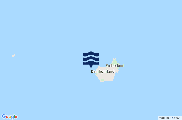 Darnley Island Barge, Australia tide times map