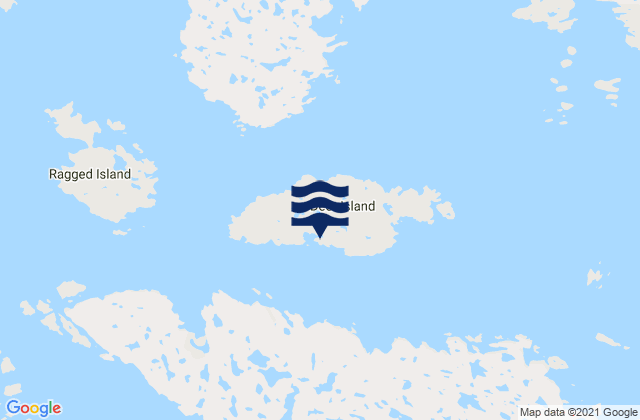 Deer Island, Canada tide times map