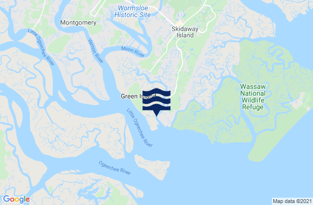 Delegal Creek Marina, United States tide chart map