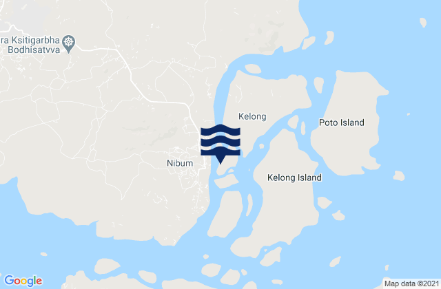 Dendang (Kidjang Str), Indonesia tide times map