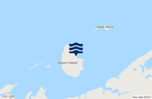 Depuch Island, Australia tide times map