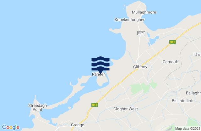 Dernish Island, Ireland tide times map