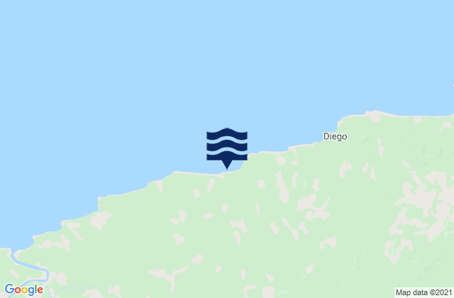Distrito de Donoso, Panama tide times map