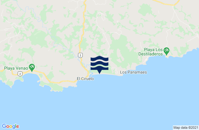 Distrito de Pedasi, Panama tide times map