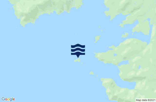 Diver Islands, United States tide chart map