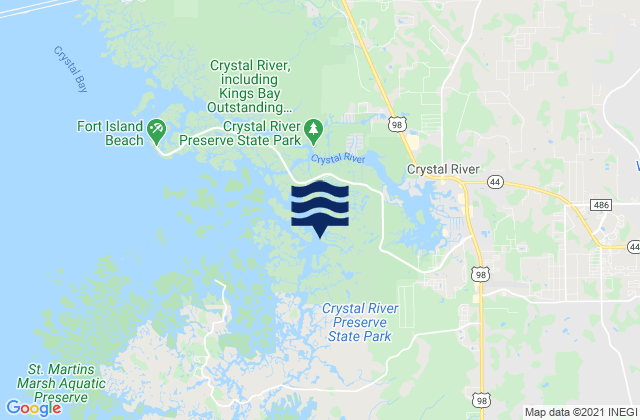 Dixie Bay (Salt River Crystal Bay), United States tide chart map