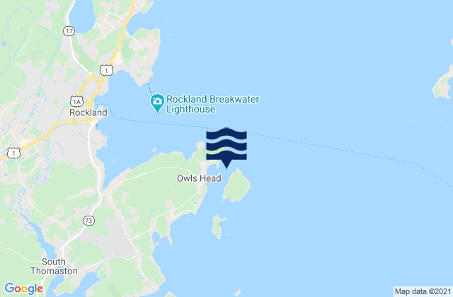 Dodge Point-Monroe Island, United States tide chart map
