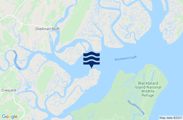 Dog Hammock (Sapelo River), United States tide chart map
