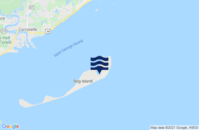 Dog Island East End, United States tide chart map