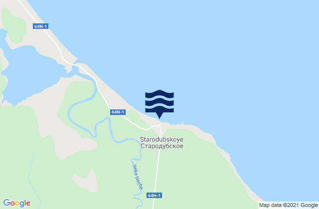Dolinsk, Russia tide times map