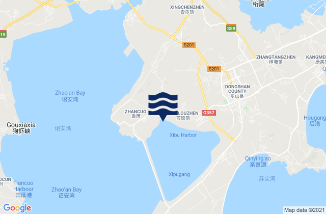 Dongyingcun, China tide times map
