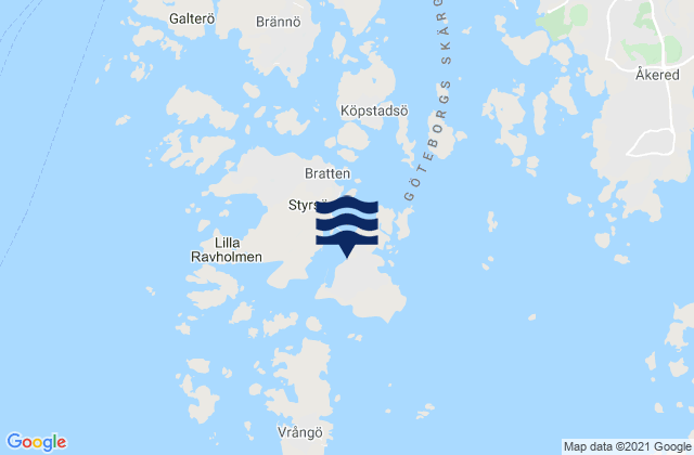 Donsoe, Sweden tide times map