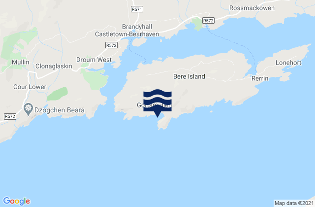 Doonbeg Head, Ireland tide times map