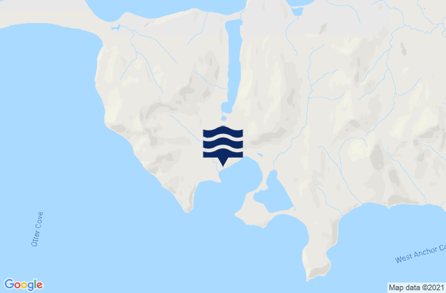 Dora Harbor, United States tide chart map