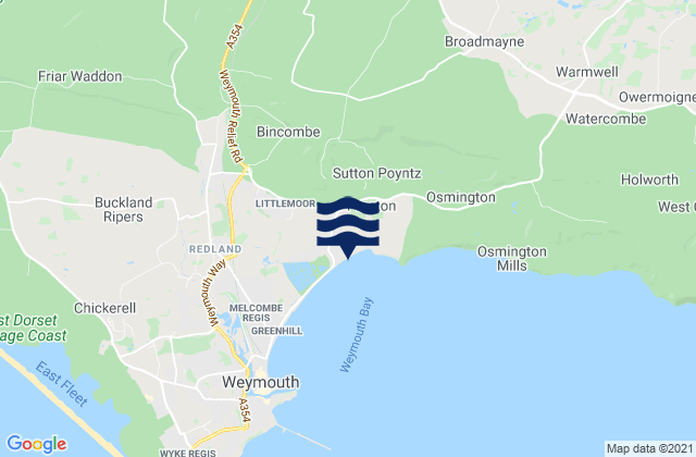 Dorchester, United Kingdom tide times map