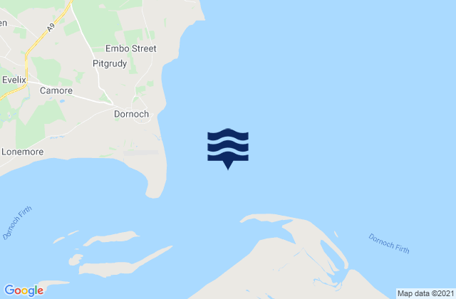 Dornoch Firth, United Kingdom tide times map