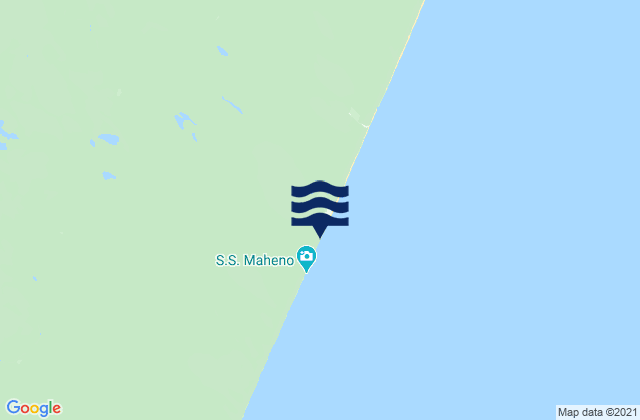 Double Island Point - East Side, Australia tide times map
