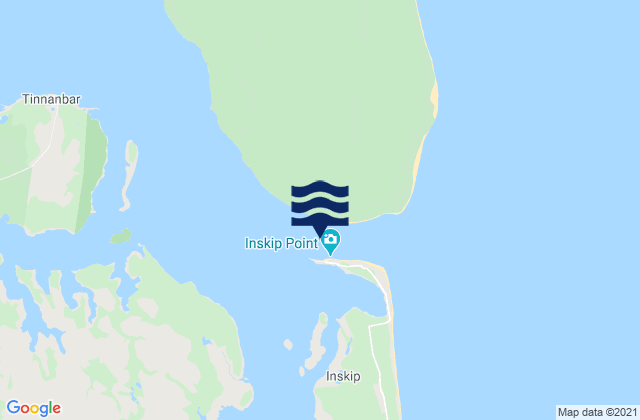 Double Island Point - North Coast, Australia tide times map