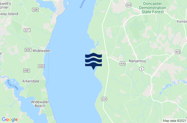 Douglas Point, United States tide chart map