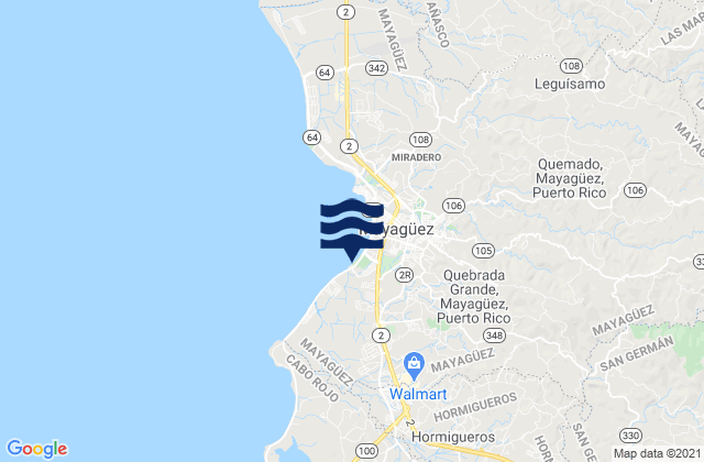 Duey Bajo Barrio, Puerto Rico tide times map