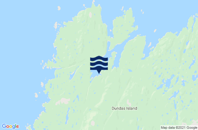 Dundas Island, Canada tide times map