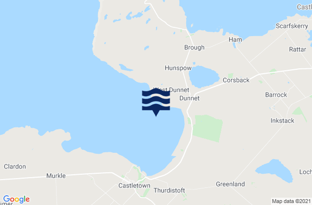 Dunnet Bay, United Kingdom tide times map