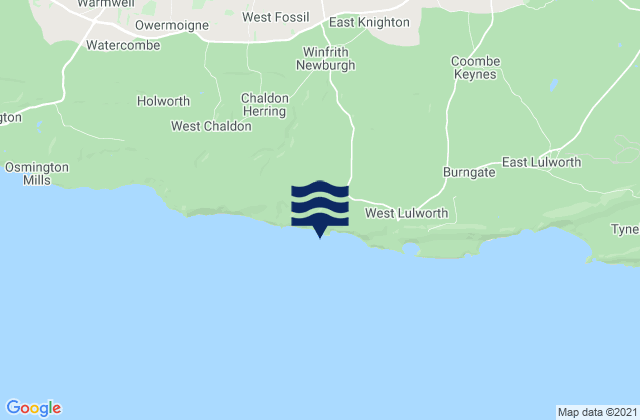 Durdle Door Beach, United Kingdom tide times map