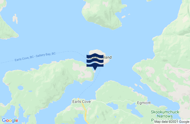 East Point Islet, Canada tide times map