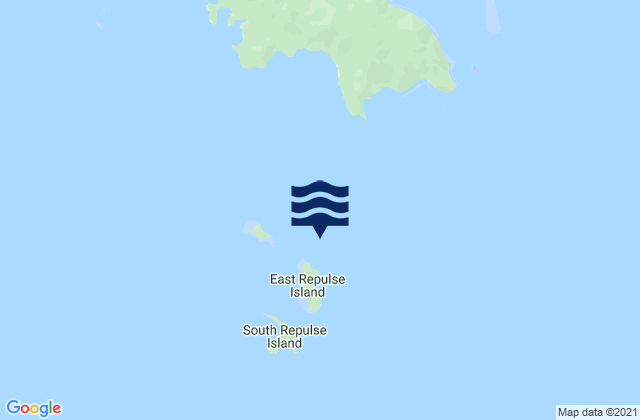 East Repulse Island, Australia tide times map