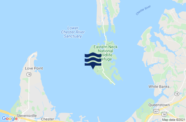 Eastern Neck Island, United States tide chart map