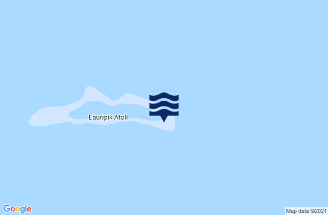 Eauripik Municipality, Micronesia tide times map