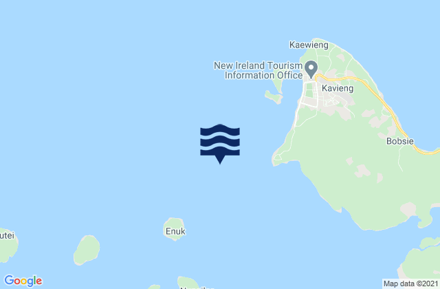 Edmago, Papua New Guinea tide times map