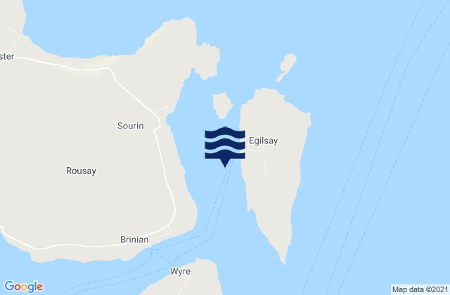 Egilsay, United Kingdom tide times map