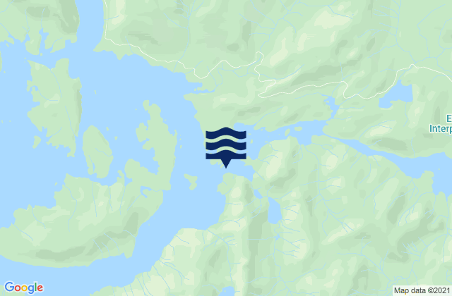El Capitan Strait, United States tide chart map