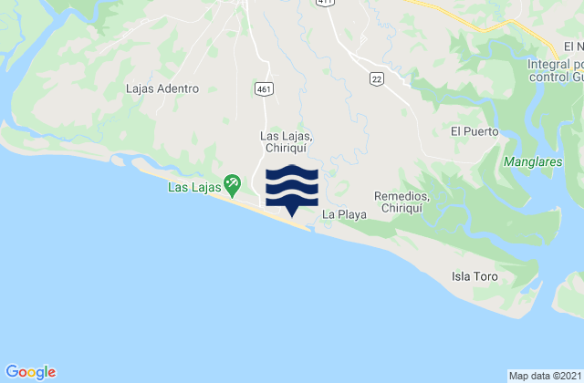 El Porvenir, Panama tide times map