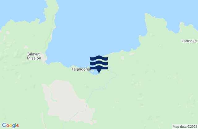 Eleonora Bay, Papua New Guinea tide times map