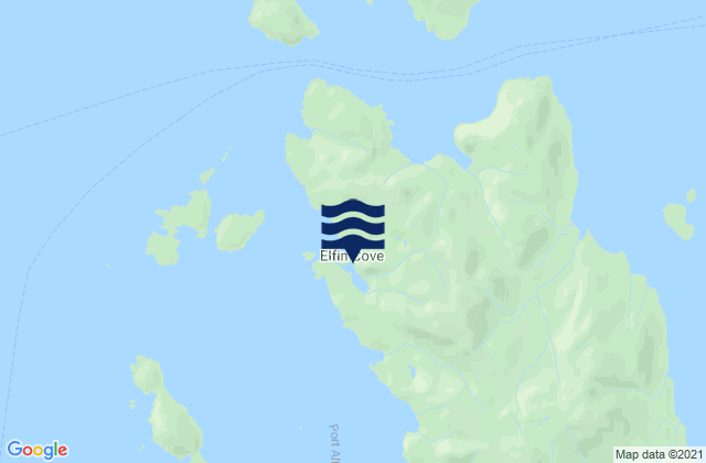 Elfin Cove Port Althorp, United States tide chart map
